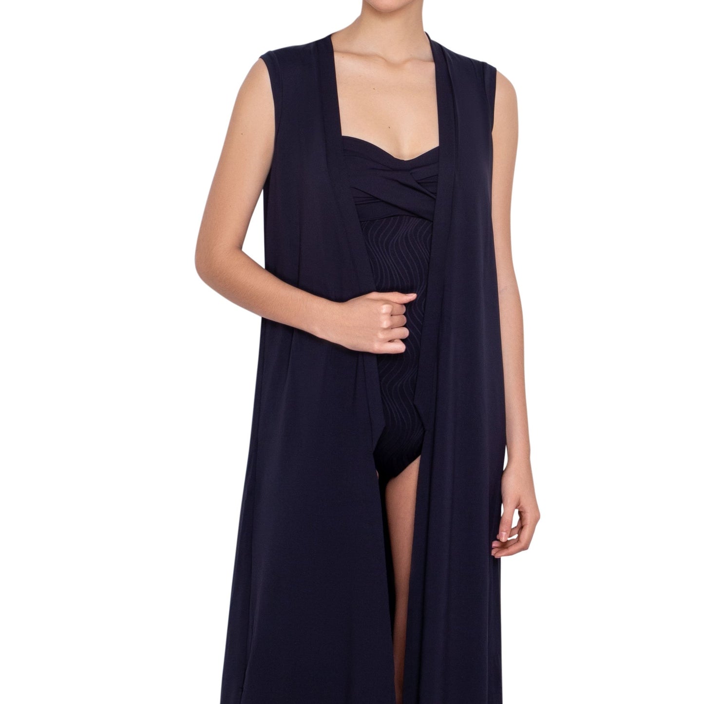 Juliette Sleeveless Kimono Cover-up