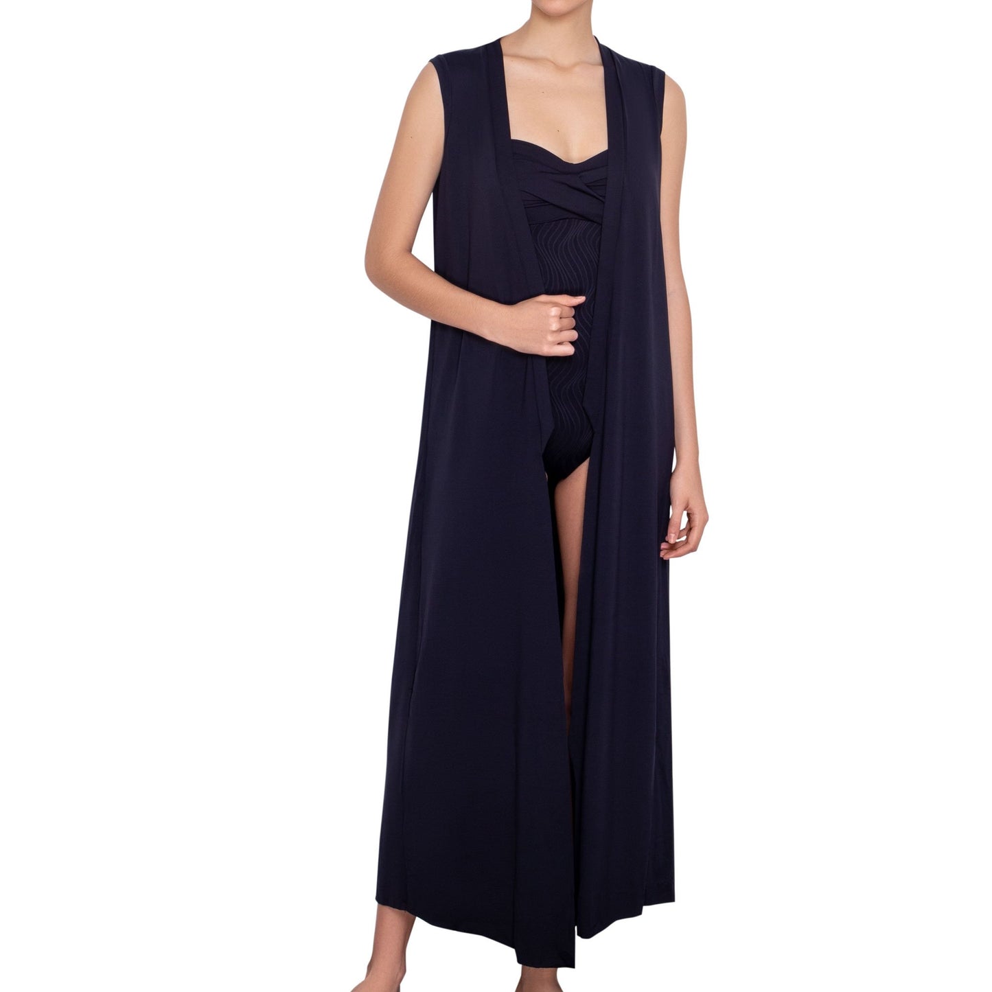 Juliette Sleeveless Kimono Cover-up